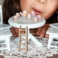 thumbnail image 3 of OUNONA 10Pcs Mini Ladders for Crafts Miniature Ladder for Mini Garden Wooden, 3 of 7