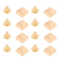thumbnail image 1 of 10mm Pyramid Rivets, Metal Square Pyramid Rivets and PH Screws, Zinc Alloy Rivets, Set of 20, Compatible with Multiple Materials, Ideal for Leather Projects, 1 of 7