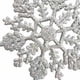 thumbnail image 2 of Naiovety 12 piezas de decoración de copo de nieve de Navidad portátil para interiores de oficina, decoración de dormitorio, adorno de banquete de Kits de decoración para fiestas Plata Naiovety JR0778-02, 2 of 6