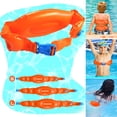 thumbnail image 3 of Multifunctional Inflatable Swimming Buoyancy Belt - Quick-Inflate Waist Float for Adults & Kids, Emergency Rescue Gear, Outdoor Water Sports Equipment, Comfortable Safety Aid (Orange, Size M), 3 of 6