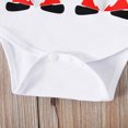 thumbnail image 4 of Body De Bebé Canastilla Onesies Para Niños Pequeños Niñas Verano Pascua Dibujos Animados Impreso Mono Blanco Mameluco Ropa Para Niños Rojo Odeerbi LM103-4981, 4 of 6