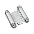 thumbnail image 1 of Rok Hardware 3"Double Action Steel Spring Hinge, Set of 2, Satin Chrome, 1 of 2