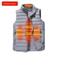 thumbnail image 4 of Herrnalise Outdoor Warm Clothing Heated For Riding Skiing Fishing Charging Via Heated Coat With Pocket Gray, 4 of 4