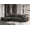 Gray-L, variant on Alexent L-Shaped Modular Sleeper Sofa, 108” Deep Seat Lounge Sofa，Modern Sofa for Living Room Bedroom, White - Left