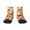 2 Black-2, variant on Cups of Tea Pattern Quarter Crew Socks,Toe Seamed Ankle Socks,Cotton Cushioned Breathable Athletic Crew Sports Socks