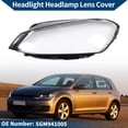 thumbnail image 2 of Cubierta de Lente de Faro Unique Bargains Cubierta de Lente Claro No.5GM941005 para VW Golf 7 2014-2017 Negro, Claro PC 1 Pc Frontal Izquierdo, 2 of 6