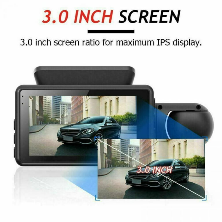 2.5K Touch Screen Carplay Mirror Dash Camera DVR with ADAS G-sensor rear  view camera