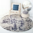 thumbnail image 2 of SAFAVIEH Madison Flowers Vintage Abstract Area Rug, Beige/Purple, 6'7" x 6'7" Round, 2 of 8