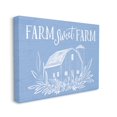 thumbnail image 3 of Stupell Industries Sweet Farm Blue Floral Barn Stencil Welcome Sign,30 x 24, Design by Doodles.Ink., 3 of 5