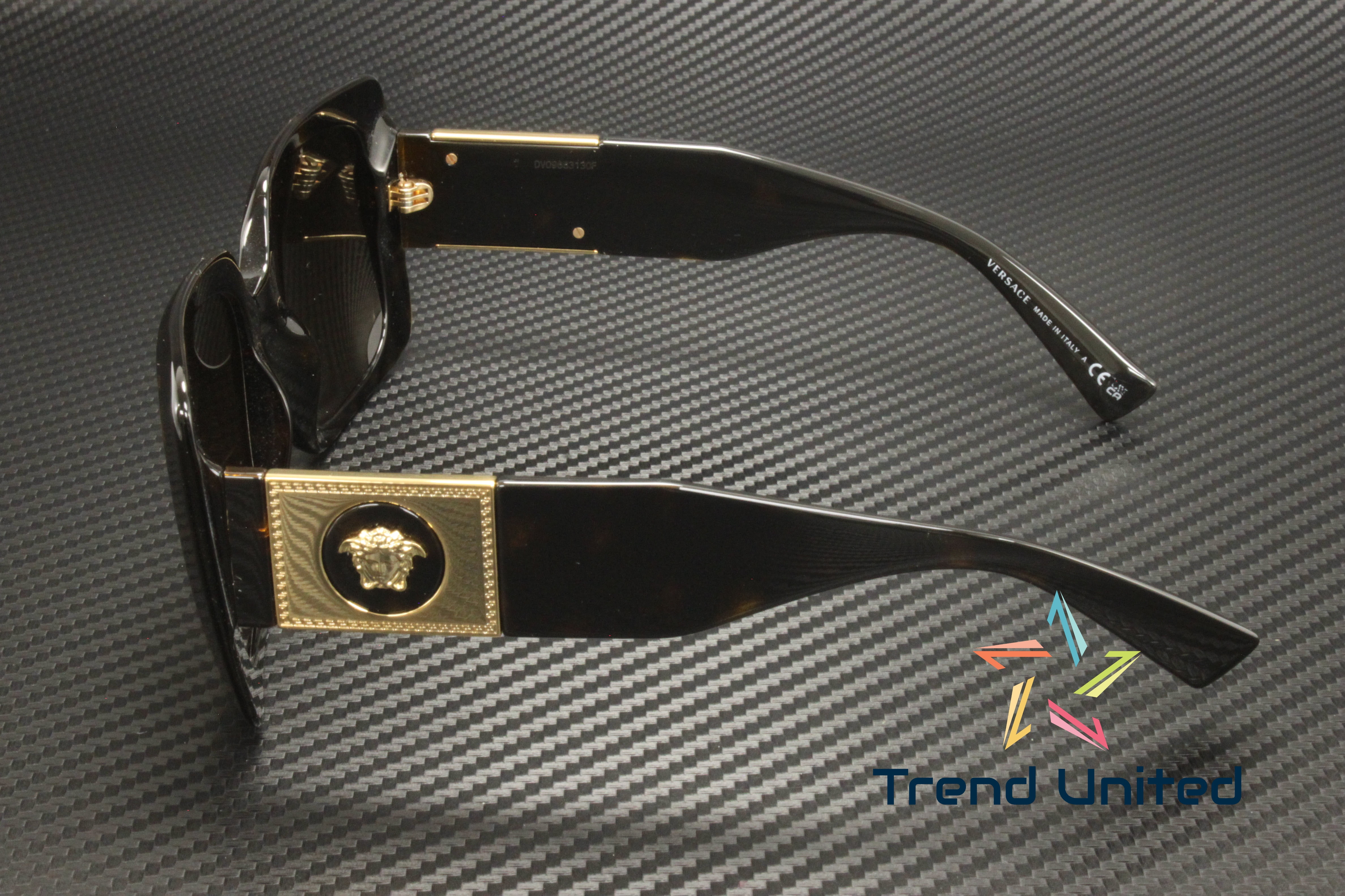 Versace VE 4405 Plastic Womens Rectangle Sunglasses Havana 54mm Adult