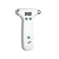 thumbnail image 1 of BLINGSTING Safety Hammer - Emergency Automotive Escape Tool with Window Breaker, Seat Belt Cutter & Adjustable Car Visor Strap - Tempered Glass Breaker - Steel Blade - White (1 Count), 1 of 4