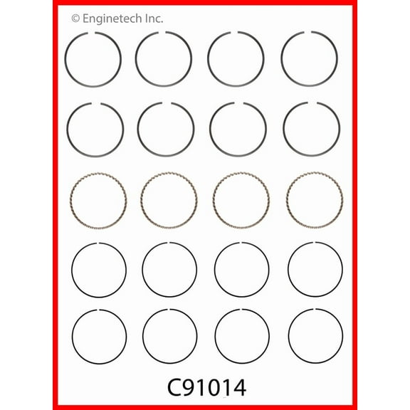 Enginetech RINGS TOY 2.2L 4YEC