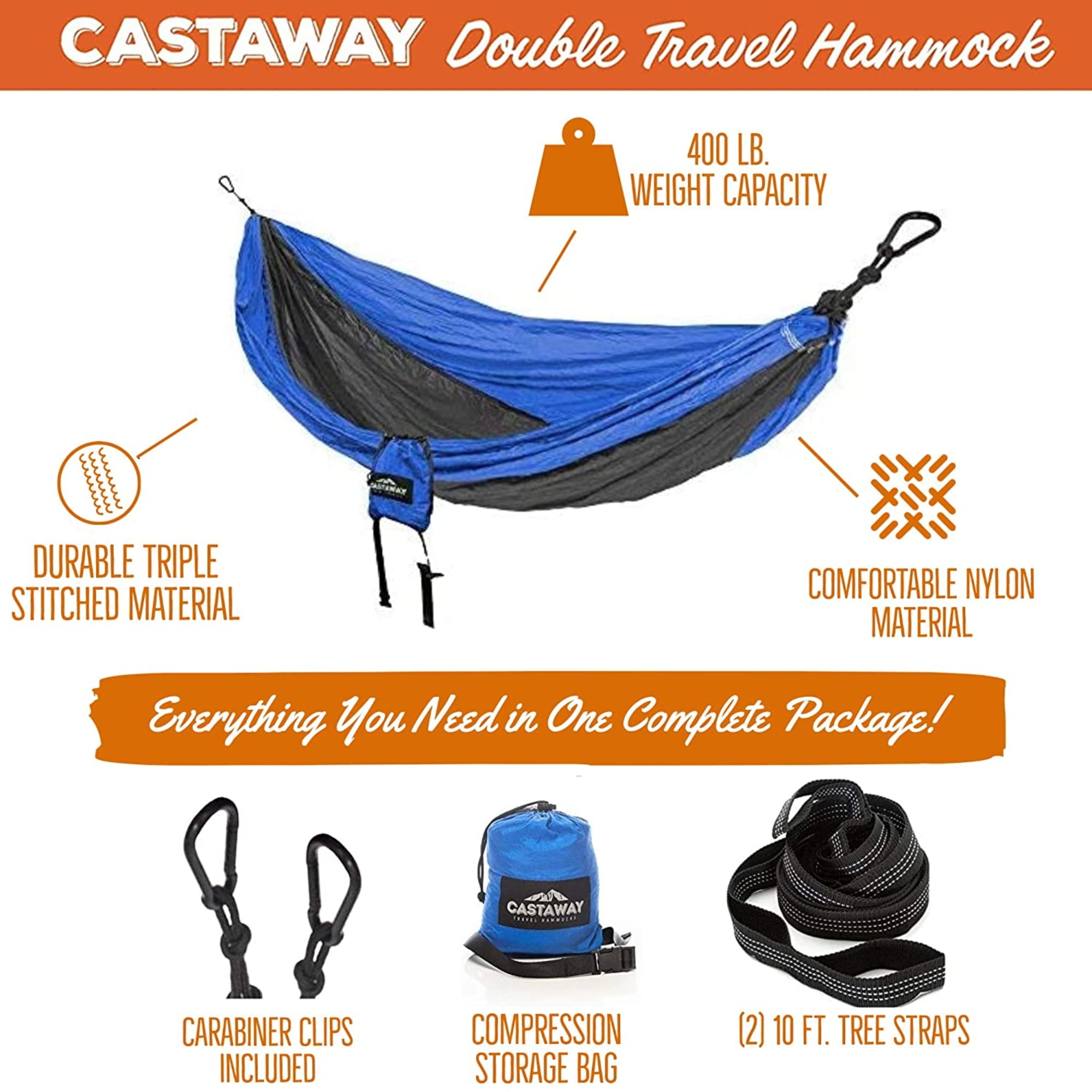 Hamac de Voyage double Skyfall Red - Escuderos