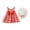 Red, variant on Toddler Girls Casual Dresses Summer Floral Bowknot Sleeveless Backless Birthday Party Tutu Princess With Hat Set DressHoliday Wear,Green,2-3 Years