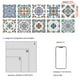 thumbnail image 4 of Cipaher Pelar y Pegar Baldosas Vinilo Pegar Baldosas para Baño Cocina Impermeable Pegatinas de Pared, 4 of 5