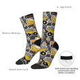 thumbnail image 4 of Vsdgher Excavator At Work Crew Socks for Men & Women, Breathable Casual Athletic Ankle Socks, 4 of 6