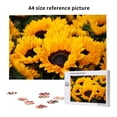 thumbnail image 6 of Sikiie Flower Bush Sunflower Puzzle, Jigsaw Puzzles, Jigsaw Puzzles 1000 Pieces, Custom Jigsaw Puzzle for Adults (29.5×19.7in, Horizontal), 6 of 9
