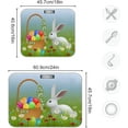 thumbnail image 3 of FREEAMG Easter Eggs Rabbit Dish Drying Mat - 16 x 18inch- Extra Large Microfiber Dish Drying Mat, Dish Draining Mat, Counter top Mat, Easter Décor, 3 of 7