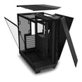 thumbnail image 4 of NZXT H6 FLOW Compact Dual-Chamber Mid-Tower Airflow Case, Black, CC-H61FB-01, 4 of 5