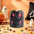 thumbnail image 5 of Konghyp Halloween Decorative Lights Plastic Imitation Candle Skull Ornament Lamp LED Electronic Night Light, Party Decoration, Soft Light Effect, Reusable Christmas Decor, Ghost Festival Ornament, 5 of 6