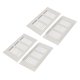 thumbnail image 1 of Muebles de armario de ofertas únicas, rejilla de ventilación de aire 150mmx80mmx15mm, aleación de aluminio, 4 piezas, 1 of 2