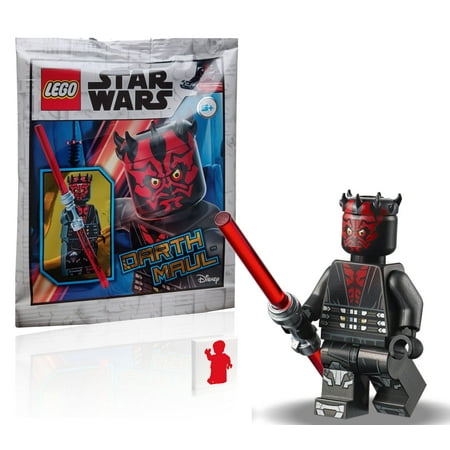 LEGO Star Wars The Clone Wars Minifigure - Darth Maul (Printed Legs with Silver Armor) with Dual Lightsaber