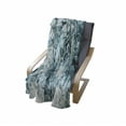 thumbnail image 4 of Marble Print Soft Flannel Fleece Throw Blanket, Abstract Rock Texture Modern Retro Splashes Antique Dark Design, Cozy Plush for Indoor and Outdoor Use, 60" x 80", Jade Green Teal White, by Ambesonne, 4 of 6