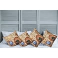 thumbnail image 6 of Ambesonne Tea Party Throw Pillow Cover 4 Pack, Herbal Pot Rustic, 16", Multicolor, 6 of 6