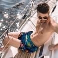 thumbnail image 2 of luoweisi Men's Beach Shorts Quick Dry Swim Trunks with Mesh Lining Dolphin 2XL, 2 of 5