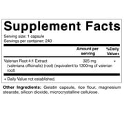 3 PackVitamatic Valerian Root Extract 20:1 – Concentrated Botanical Extract Capsules – Non-GMO, Gluten Free – 240 Capsules