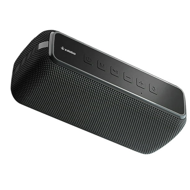 Injueey XDOBO X8 60W Columna de graves profundos de alta potencia Altavoz Bluetooth portátil Estéreo Subwoofer Barra de sonido 3D Boombox Cables de audio/vídeo Gris oscuro