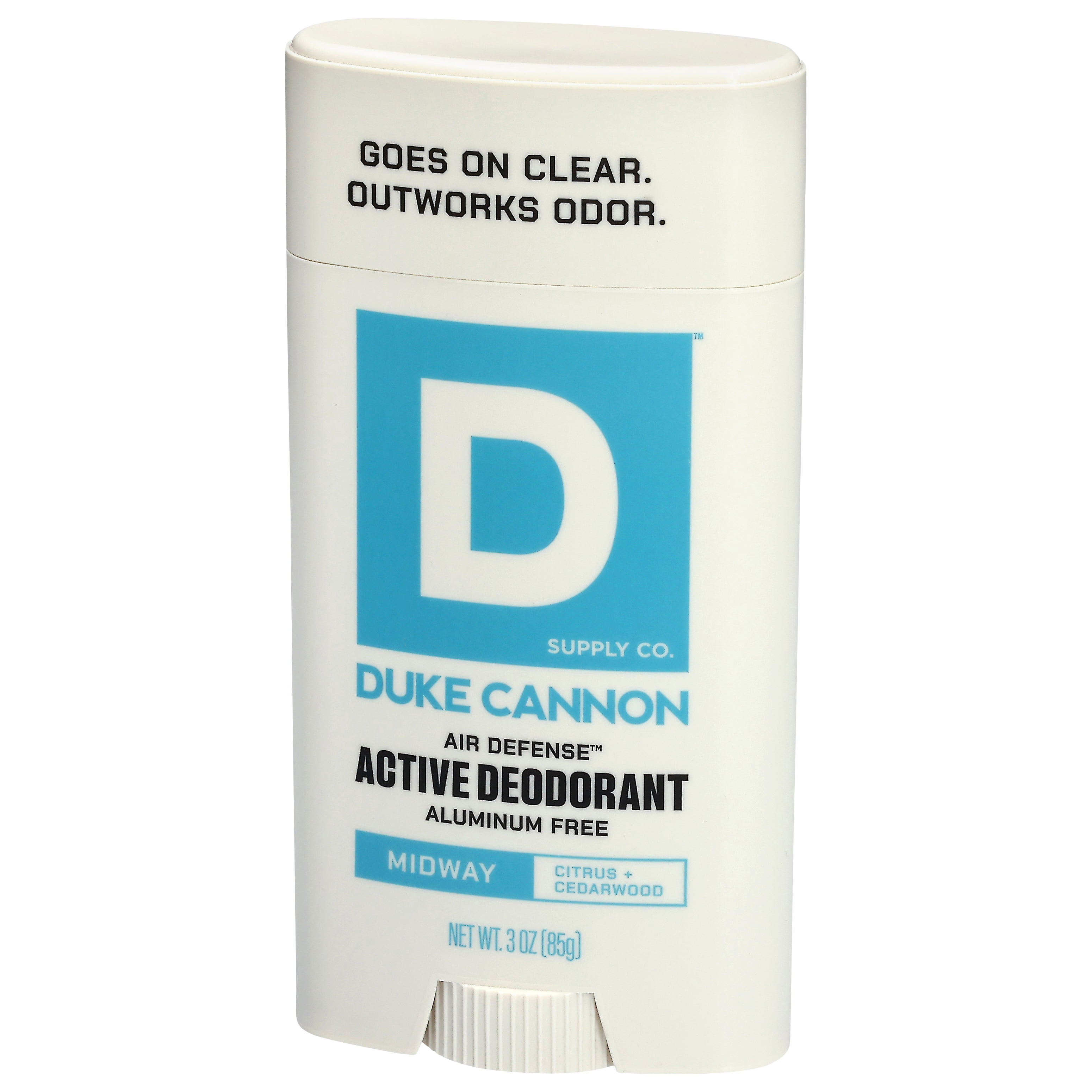 Duke Cannon Midway Scent Aluminum-Free Deodorant Stick for Men, 3 oz, Long-Lasting Odor Protection