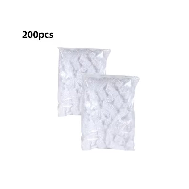 Cubiertas de película desechables for conservación de alimentos, cubiertas elásticas gruesas for almacenamiento de alimentos, 200 Uds.