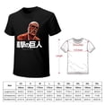 thumbnail image 2 of Attack on Titan T-Shirts for Men Women, Unisex Anime Cotton Shirts, Casual Crew Neck Tee, XS-5XL, 2 of 9