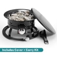 thumbnail image 7 of 19 Inch Portable Propane Fire Pit For Camping  Gas Bowl With Cover And Carry Kit 58 000 Btu Outdoor Round Patio/backyard/rv/tailgating Black, 7 of 7