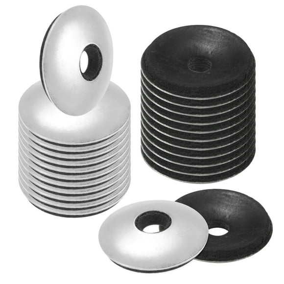 60-Pack EPDM Bonded Sealing Rubber Washers, 304 Stainless Steel #12 x 3/4" OD Neoprene Rubber Washer Gasket