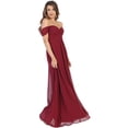 thumbnail image 1 of Off Shoulder Long Bridesmaid Dress, 1 of 4