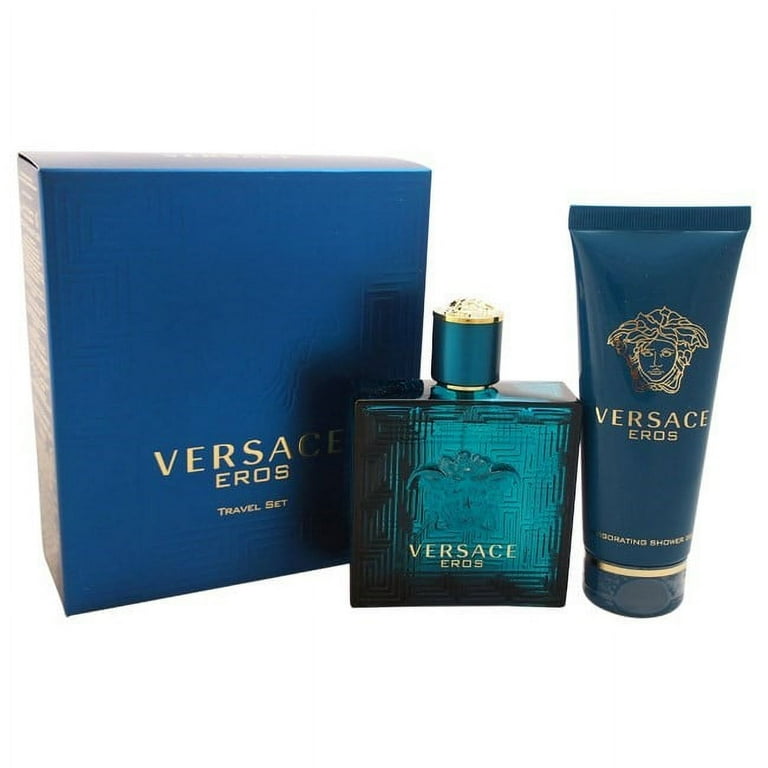 Versace Eros by Versace for Men - 2 Pc Gift Set 3.4oz EDT Spray