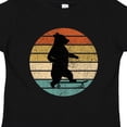 thumbnail image 4 of Inktastic Skateboard Bear Retro Sunset Boys or Girls Toddler T-Shirt, 4 of 5