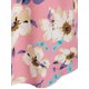 thumbnail image 4 of Talla grande Hombro frío Encaje Inserte Blusa de impresión floral Rosegal  Blusas Tallas Grandes, 4 of 5