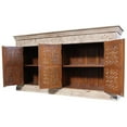 thumbnail image 2 of Pemberly Row Modern Solid Wood 4 Door Sideboard in Antique White, 2 of 3