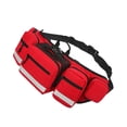 thumbnail image 4 of Riñonera de primeros auxilios, riñonera de emergencia con banda reflectante, bolsa portátil impermeable para traumatismos (solo bolsa), 4 of 8