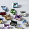 thumbnail image 3 of 10 piezas de arte de uñas de diamante rectangular, diamante de ángulo recto, diamante de azúcar cuadrado, diamante de punta micro, pila de diamantes, decoraciones de uñas de color luz de luna, 3 of 5