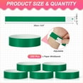 thumbnail image 2 of Uxcell Paper Wristbands for Events Party Wrist Bands Colored Waterproof Concert Identification Wristbands Hand Bands Green, 2 of 7