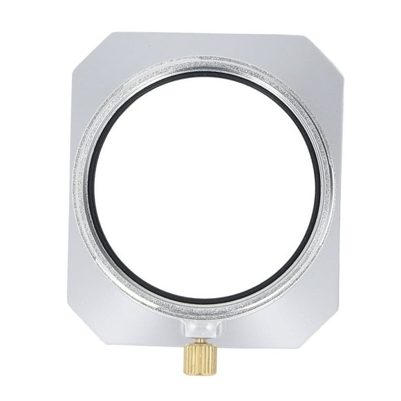 Square Metal Lens Hood Shade for Fuji X100,Retro Digital Camera Lens Hood Shade for Fuji X100 Series for 49mm Filters