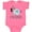 Hot Pink, variant on Inktastic First Birthday 1 Year Old Boy Boys or Girls Baby Bodysuit