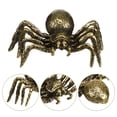 thumbnail image 4 of Figura de araña de latón (1 pieza): 4,6 x 4,1 x 3 cm. Estatua compacta de latón para decorar el hogar. Adorno creativo de araña para decoración delicada., 4 of 8