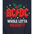 thumbnail image 3 of AC/DC - Logo Lotta Naughty - Men's Crew Fleece Sweatshirt, 3 of 5