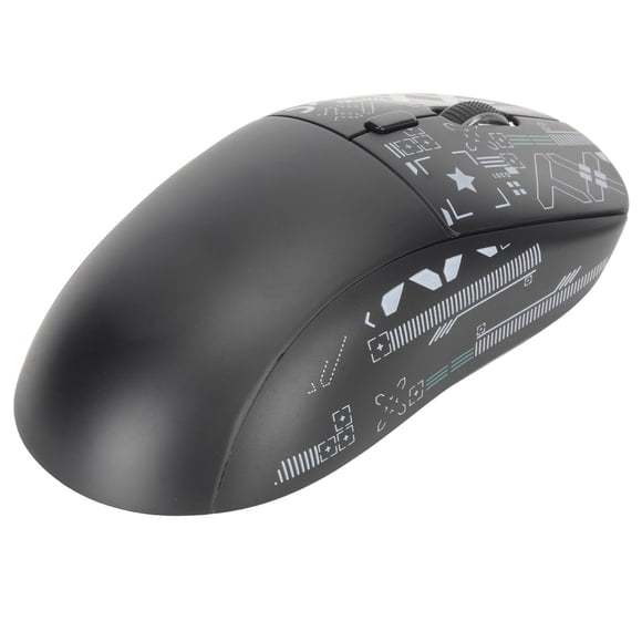 Computer Mouse, Type C Charging Wireless Mouse Low Noise Wide Compatibility Stable Connection for Laptop Black,White