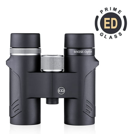 BNISE 8X32mm Professional Binoculars with ED Glass -ED Optics FMC Binoculars for Adult and Kids- Black (B-1126)